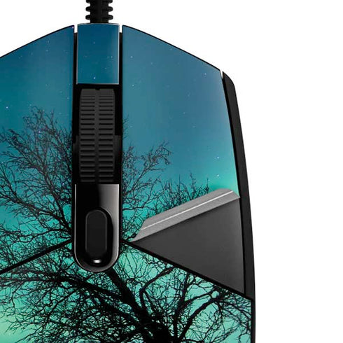 StockTrek Aurora Borealis over a lake in Norway G203 Prodigy RGB Wired Gaming Mouse Skin